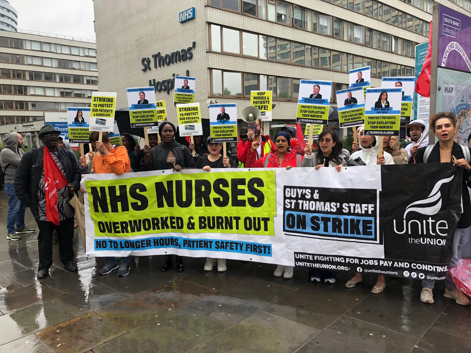 NHS theatre nurses on strike demand safe staffing