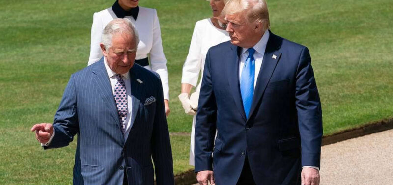 Donald Trump and Prince Charles at the White House