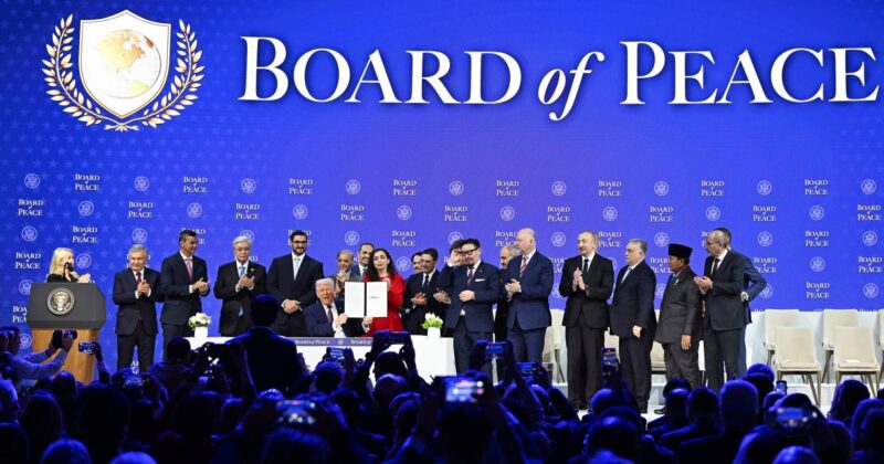 Board of Peace Charter Announcement and Signing Ceremony January 2026 e1772841616107